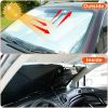 Car Sunshade Umbrella Foldable Sun Visor Protector Car Windshield Reflector Umbrella