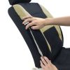 8pcs Car Seat Covers Set Black & Tan Universal Airbag Compatible Storage Bag