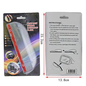 Car rain eyebrow, car rearview mirror rain eyebrow / rain visor / rain cover / rain visor (Option: Transparent-A pair)