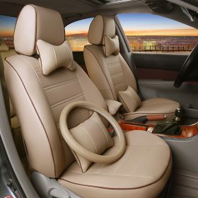 Car Seat Cover (Option: Beige-Five seats)