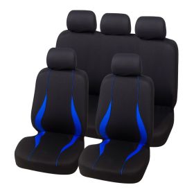 General-Purpose Car Seat Cover Fabric Seat Cover For All Seasons (Option: Blue-33055)