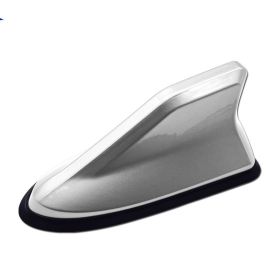 Car Decoration Shark Fin Antenna With Signal Radio Dedicated Antenna (Option: Silver)