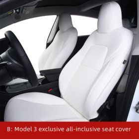 Car Seat Cover Interior Package (Option: White-B)