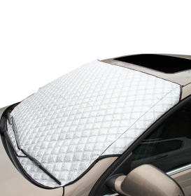 Car snow block front windshield antifreeze cover winter front gear snowboard windshield snow cover frost guard (Option: 100x147C)