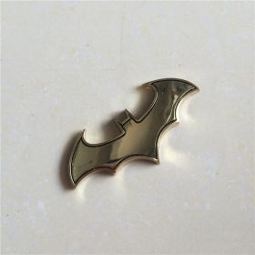 Alloy Personality Bat Modified Body Sticker (Color: Gold)