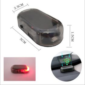 Solar simulation anti-theft warning light (Option: Red)