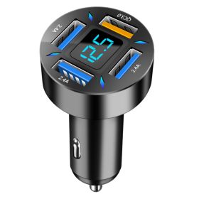 Four-port Car Charger 4USB Car Charger (Option: C177 fourport QC3.0)