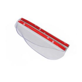 Car Rearview Mirror Rain Eyebrow With Rain And Sun Visor Universal (Option: White-2PCS)