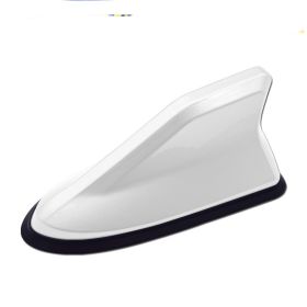 Car Decoration Shark Fin Antenna With Signal Radio Dedicated Antenna (Option: White)