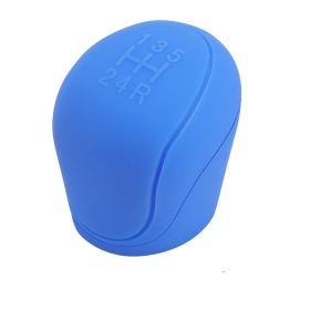 Silicone Car Gear Cover Non-slip Wear-resistant Universal Type (Color: Blue)