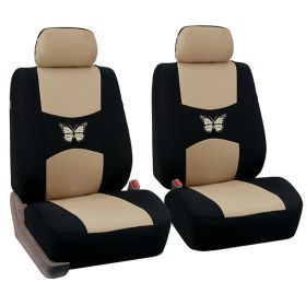 Automobile Seat Covers Are Common For Export (Option: Beige 2piece set)