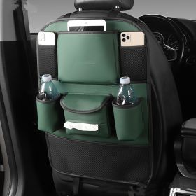 Car Seat Back Storage Bag (Option: Green)