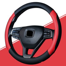 Car Steering Wheel Cover Non Slip Grip Cover (Option: Red-38cm)