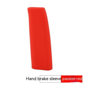 Universal Manual Automatic Gear Car Silicone Handbrake Sleeve (Option: Red)