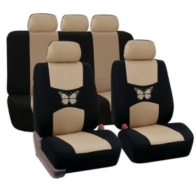 Automobile Seat Covers Are Common For Export (Option: Beige 4piece set)