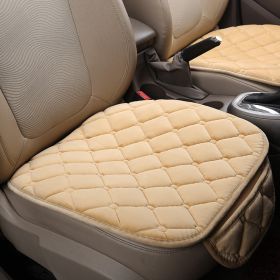 Car Anti Slip Seat Cushion Warming Pad (Color: Beige)