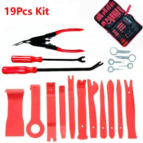 Interior Door Panel Repair Tool Set (Option: Red-19pcs)