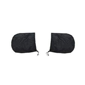 Fashion Car Front Windshield Snow Cover Windshield (Option: Black-For Rearview Mirror)