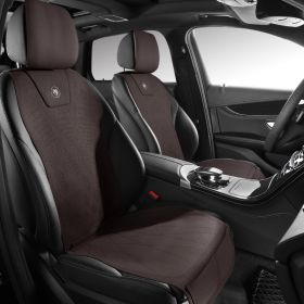 Tailored Leather Ultra Thin Car Seat Cover (Option: Coffee)