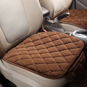 Car Anti Slip Seat Cushion Warming Pad (Color: Brown)