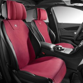 Tailored Leather Ultra Thin Car Seat Cover (Option: Red)