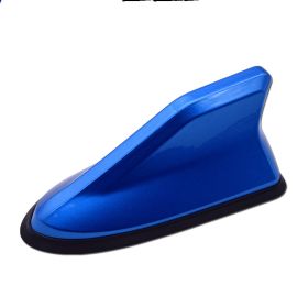 Car Decoration Shark Fin Antenna With Signal Radio Dedicated Antenna (Option: Blue)