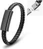 Bracelet USB Charging Cable Outdoor Portable Leather Mini Micro USB C Charger Data Cable For iPhone Samsung HUAWEI Xiaomi