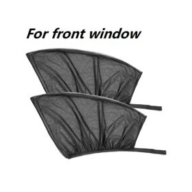 Car Accessories Car Side Window Sunshades  UV Protector Window Screen Door Covers (Color: Black, Type: Front Window)