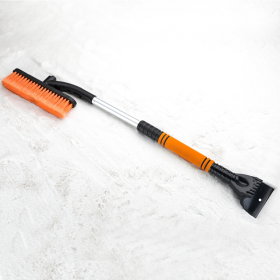 Car Cleaning Snow Brush Winter Defrosting And Snow Removal Tool (Color: Orange, Type: Snow Removal Shovel)