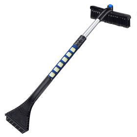 Car Cleaning Snow Brush Winter Defrosting And Snow Removal Tool (Color: Black & Blue, Type: Snow Removal Shovel)