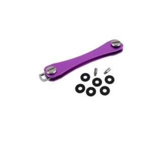 Slim Key Hide-Away Organizer - 2PK (Color: Purple)