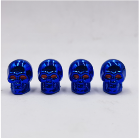 Car valve Valve cover (Option: Blue-4pcs)