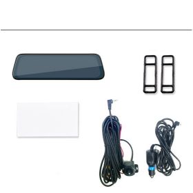 Streaming Dashcam HD Rearview Mirror Dual Lens Reversing Video (Option: 10inch 1296P 64G card)