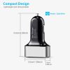 USB Car Charger 30W 5.5A 3 USB Port Cigarette Lighter Charger Adapter