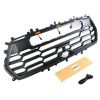 Black Front Grille Bumper Grill Fit For TOYOTA SEQUOIA 2022 With LED Lights