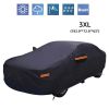 5 Layer Outdoor Car Cover Cotton Lining Breathable Waterproof Weather Protector for 186" to 193" Sedan and SUV