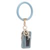 MKF Collection Jordyn Vegan Leather Bracelet Keychain with a Credit Card Holder by Mia k