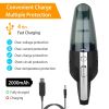 Car Handheld Vacuum Cleaner Cordless Rechargeable Hand Vacuum Portable Strong Suction Vacuum