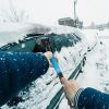 3 In 1 Windshield Ice Scraper Extendable Car Snow Removal Tool Telescoping Car Broom Snow Shovel Automobile Frost Removal