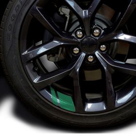 Reflective Stickers For Car Wheel Rim 18 Inch 21 Inch (Option: Green-6PCS)