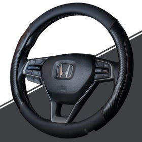 Car Steering Wheel Cover Non Slip Grip Cover (Option: 3Black-38cm)