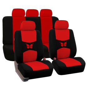 Automobile Seat Covers Are Common For Export (Option: Red 9piece set)